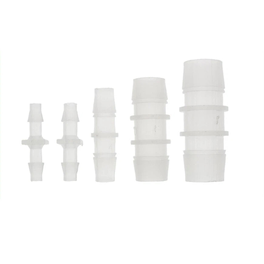 Plastic Barbed Straight Connector Pipe Hose Joiner Fittings Air Water 2.4-3.2mm