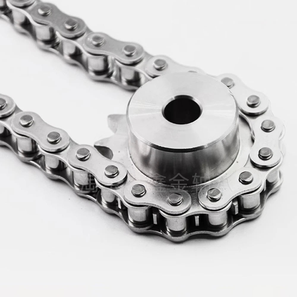 316 Stainless Steel Roller Chain Quality Simplex Chain 08B 10A 12 16A 1.524Meter