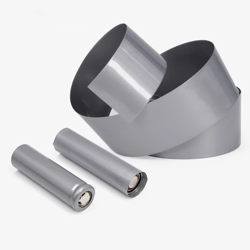Gray PVC Heat Shrink Tubing — 17mm to 400mm Flat Width, Battery & Wire Insulation Sleeve - HomeDIYer