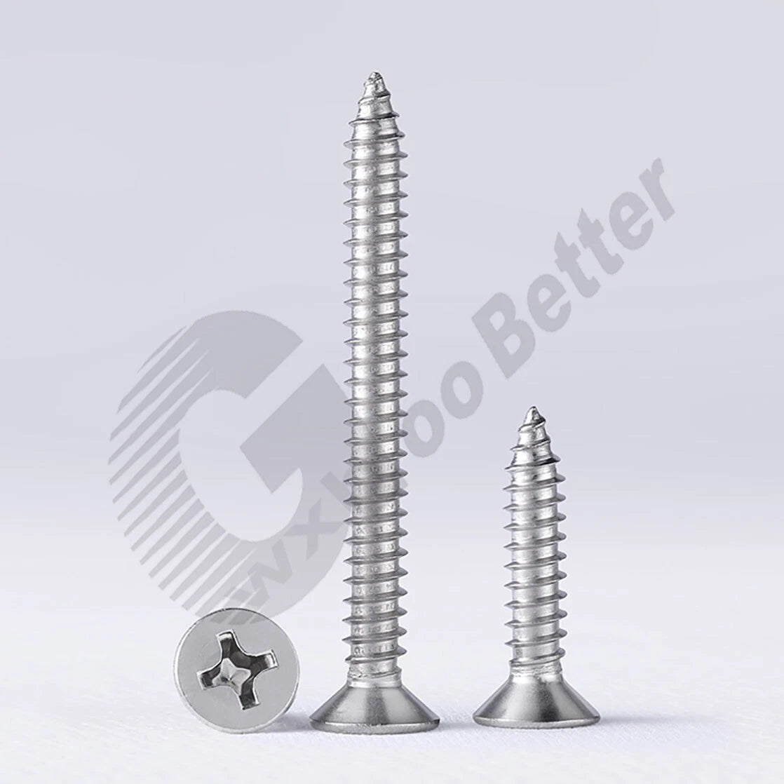 M1, M1.2, M1.4, M1.7, M2, M2.2, M2.6 Countersunk Self-Tapping Screws – 304 Stainless Steel