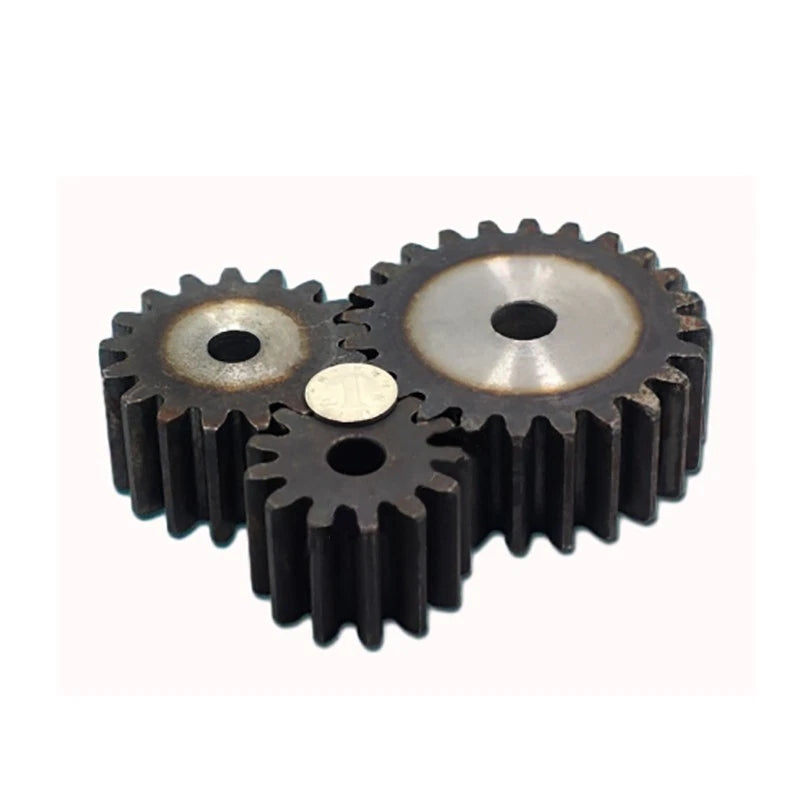 4 Mod Spur Gear 10 to 60T Flat Gear Motor Transmission Gear 45# Steel Thick 40mm