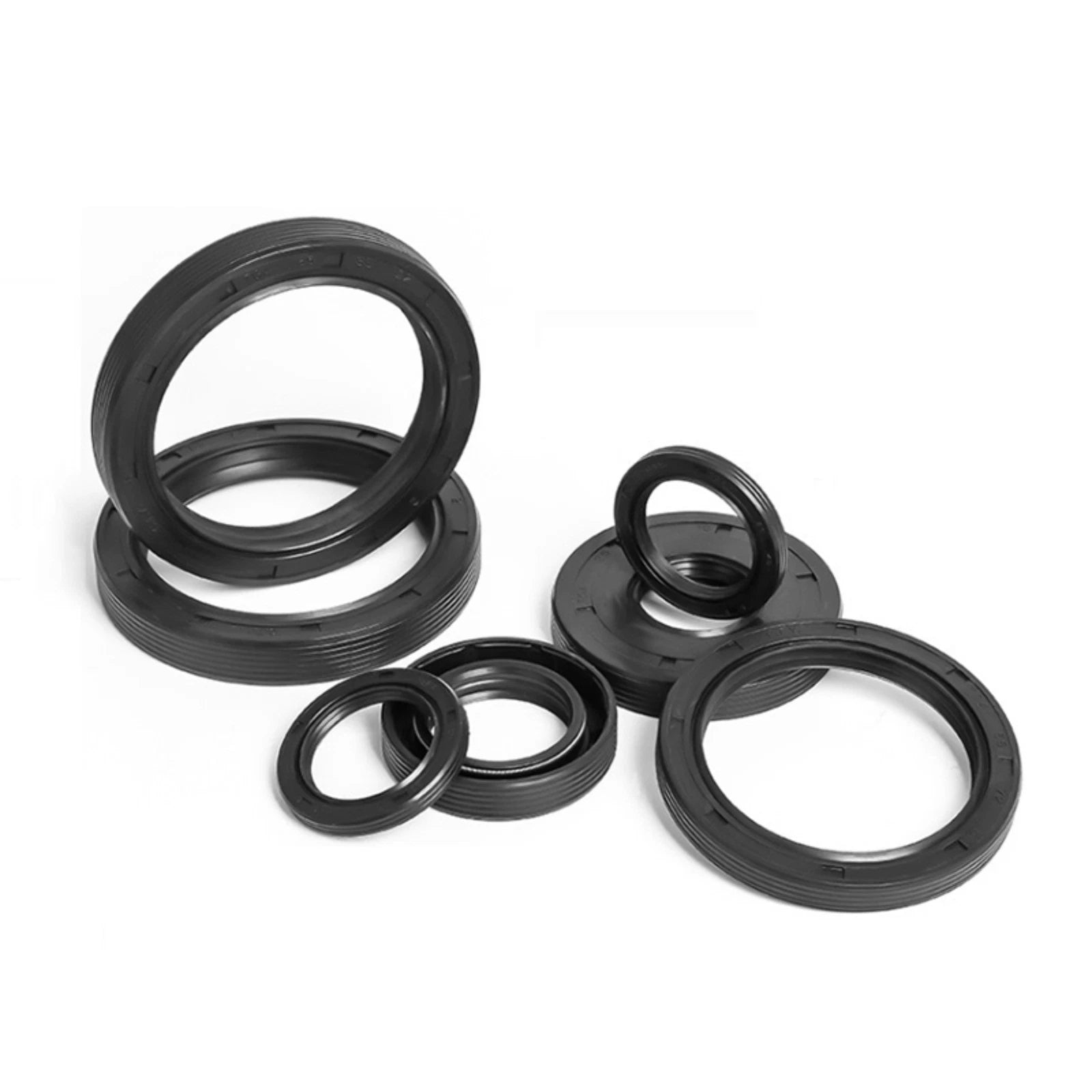 TC FB Skeleton Oil Seal Nitrile Rotary Shaft Seal Double Lipped NBR 70 ID-28mm