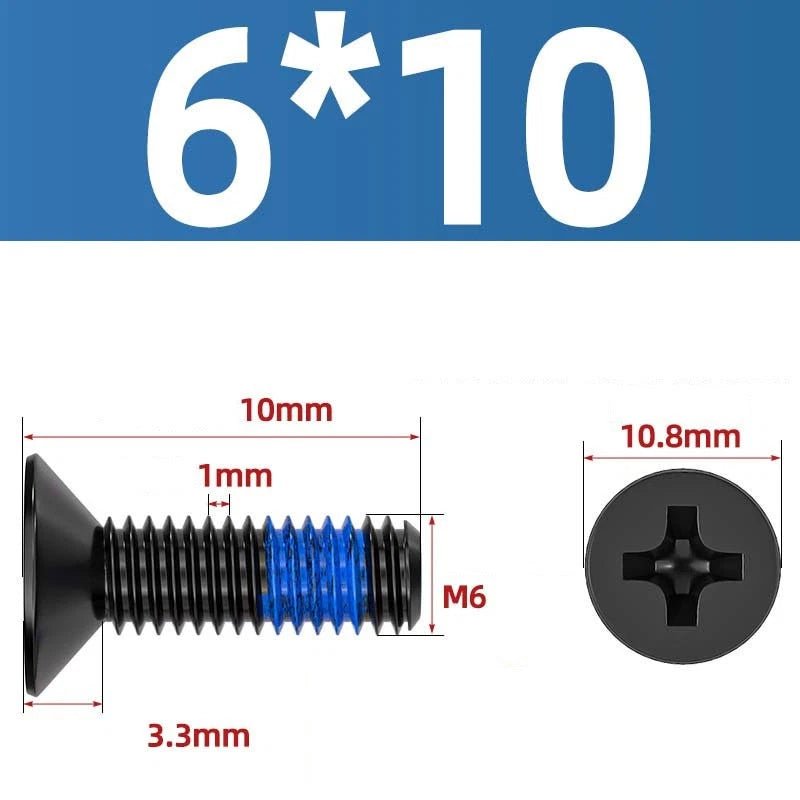 M1.2–M6 Phillips Flat Head Machine Screws | Carbon Steel | Black & Nickel Plated - HomeDIYer