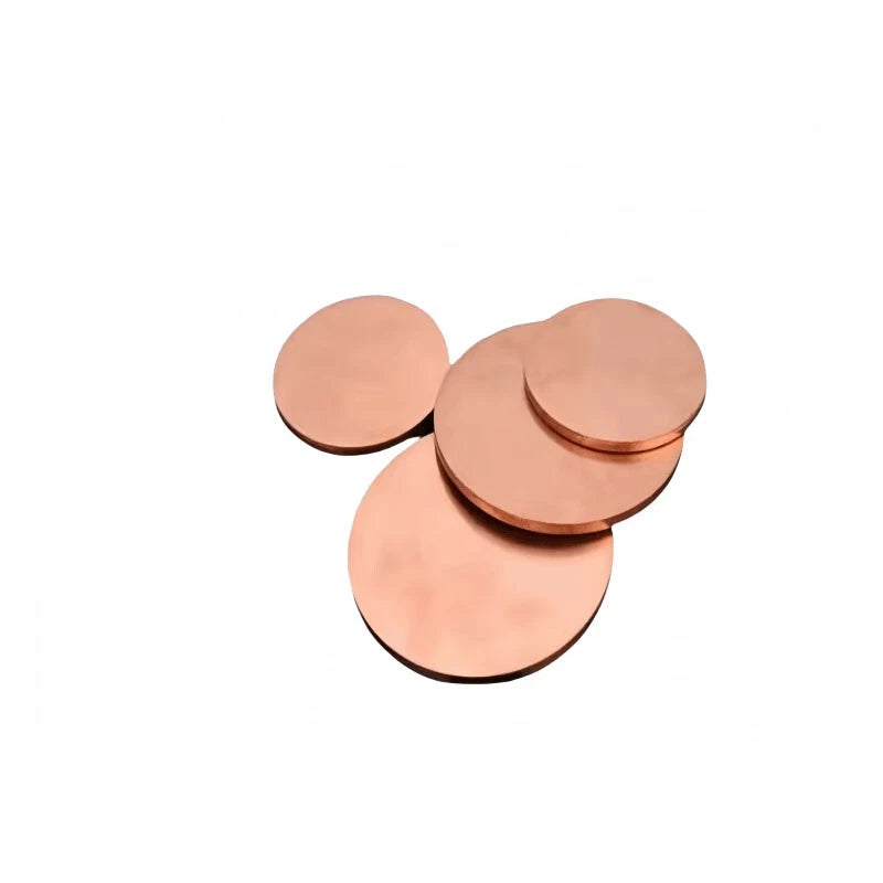 Brass/Red Copper Solids Discs Blanks Metal Round Sheets Thick0.3-6mm Dia 10-80mm
