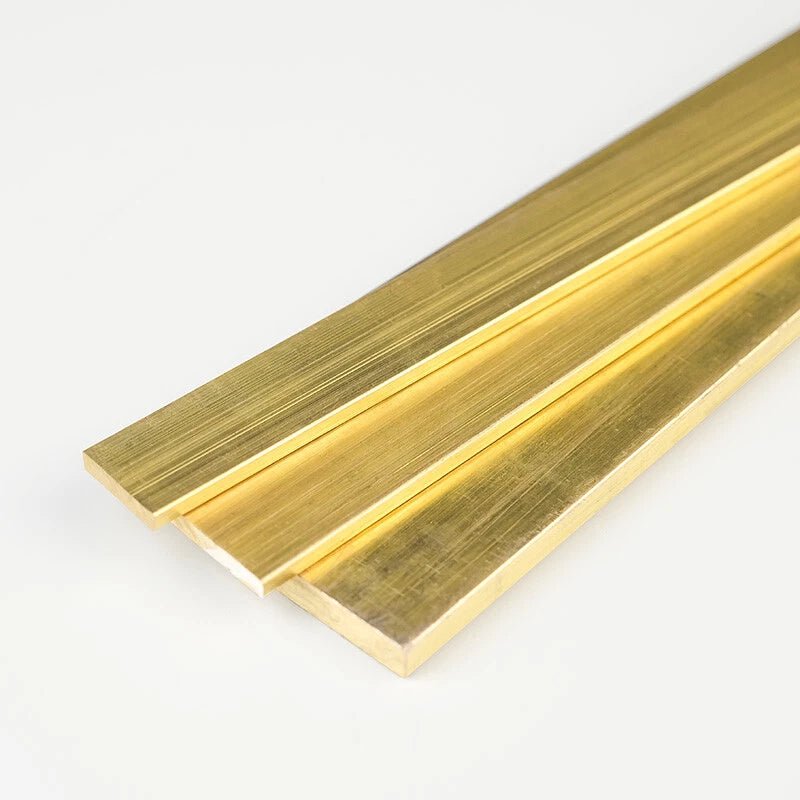 Brass Flat Bar Plate Strip Thick 15mm-32mm Length 100mm Metal Model Making Sheet - HomeDIYer