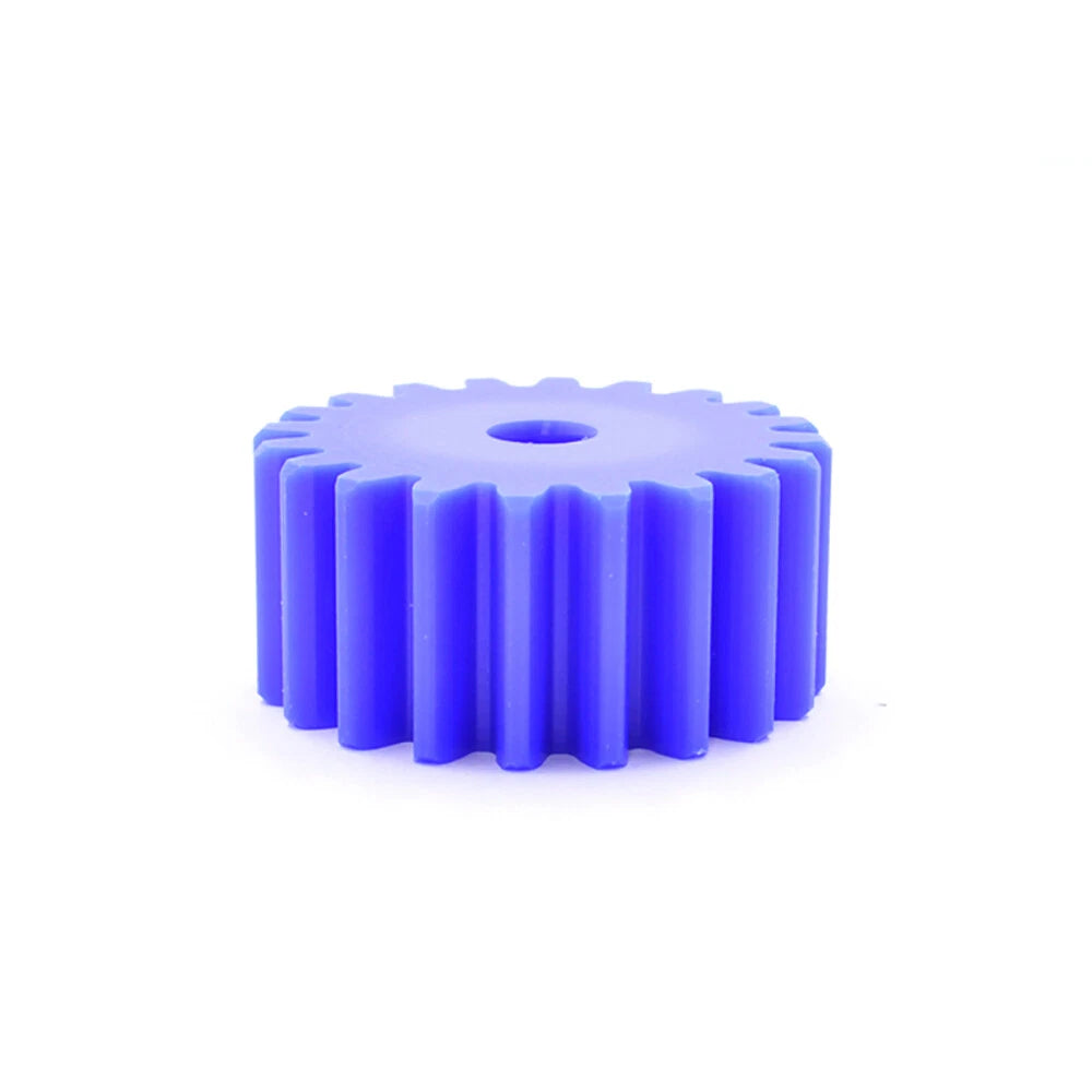 1.5 Modulus Blue Nylon Spur Gear, Flat Gears 12 to 100 Teeth, 6mm/8mm/10mm Bore