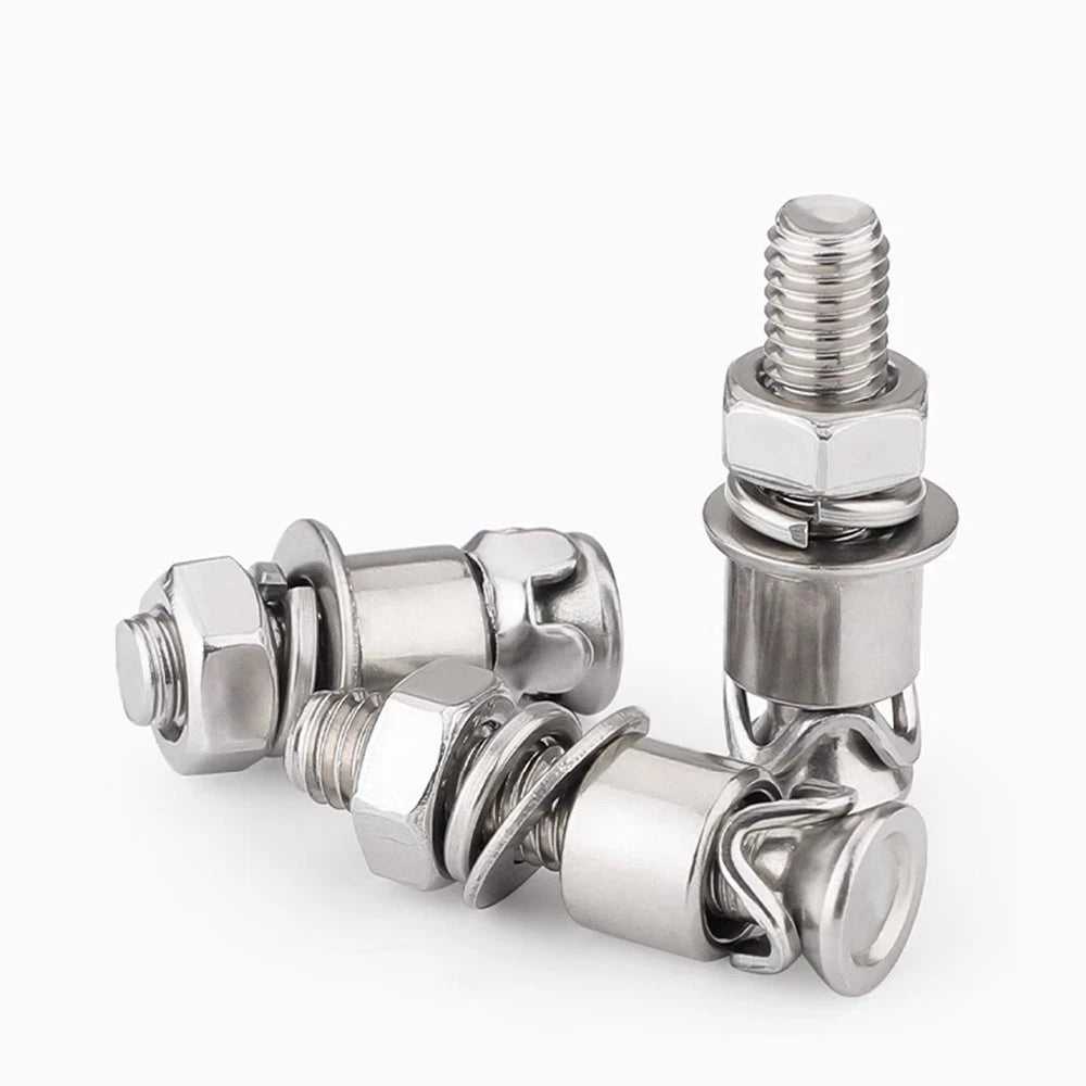 M6 M8 Stainless Steel Expansion Bolts for Marble & Concrete — 304 / 201 SS, 20–40mm