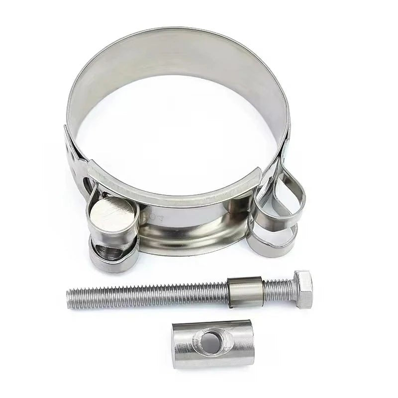 304 Stainless steel strengthens the clamp hose clamp Circular air water pipe Fuel hose clips of water pipe fasteners clamps - HomeDIYer