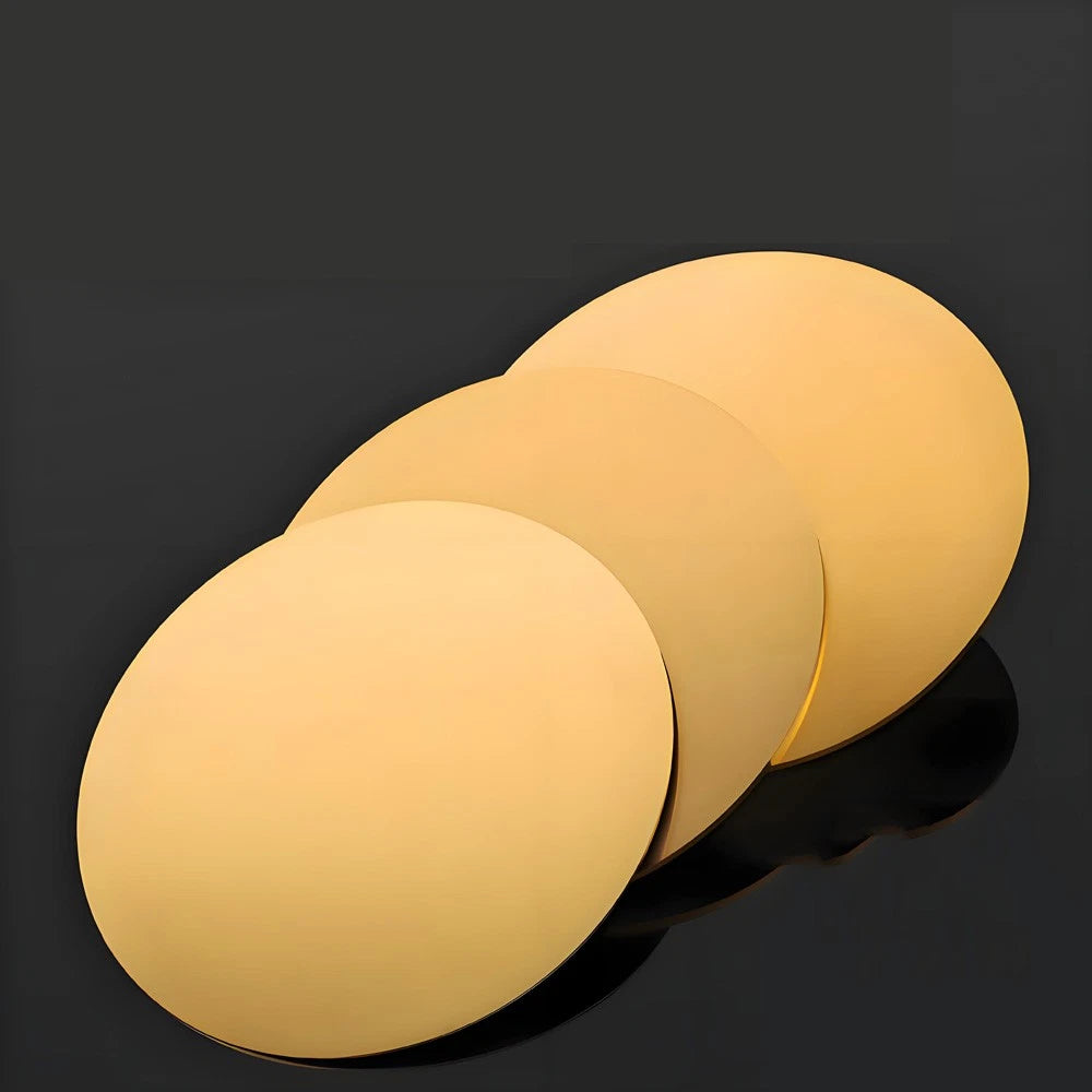 H62 Solids Brass Discs Blanks Metal Round Sheets OD 50-300mm Thick 0.5mm 1mm- 5m