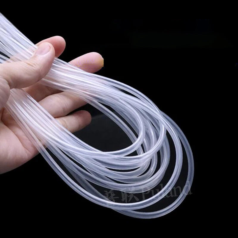 Food Grade Silicone Rubber Tubing — Flexible Hose for Brewing, Aquarium & Transfer (2x3mm / 3x4mm / 3x5mm)