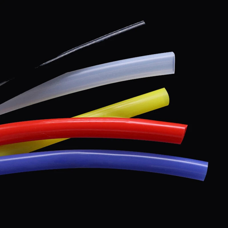 Food Grade Silicone Tubing — Flexible Rubber Hose, ID 1mm–25mm, Multi-Color