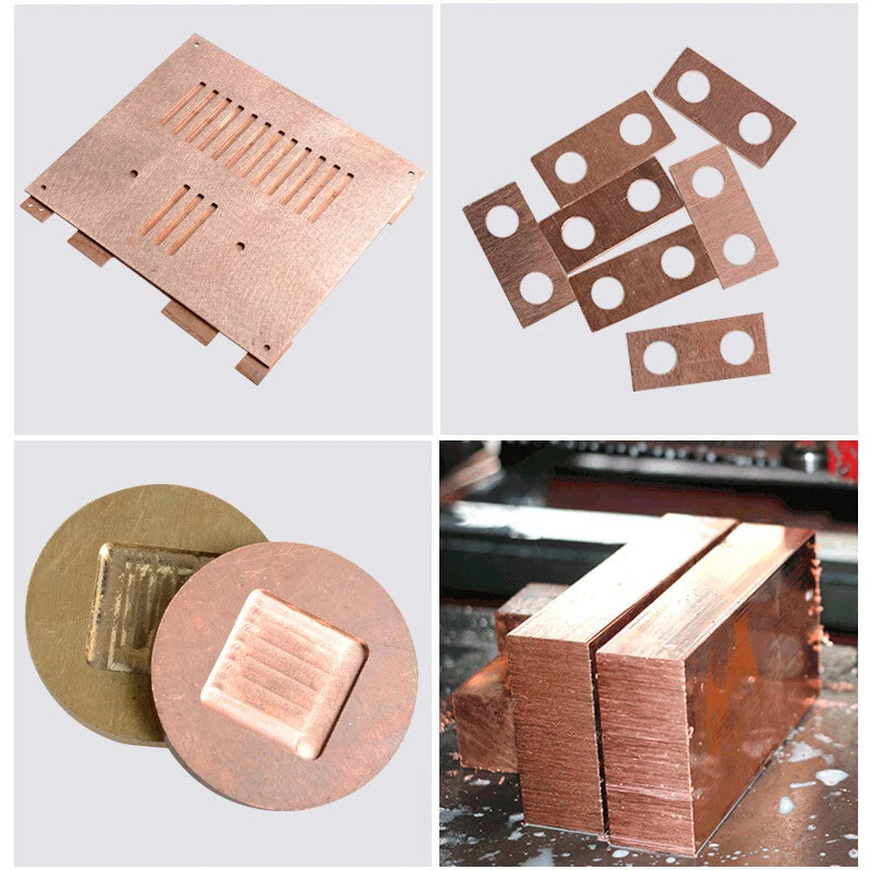 0.5mm-5mm Thick T2 Pure Copper Plate-Sheet Copper Block Laser Cut Metal Sheets