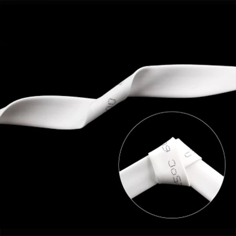 White Heat Shrink Tubing 2:1 Ratio | 0.8mm–80mm | Electrical Cable Sleeving