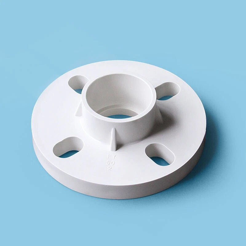 PVC Floor Flange Pipe Fitting Color Wall Mount Fittings Solvent Weld 20mm~200mm