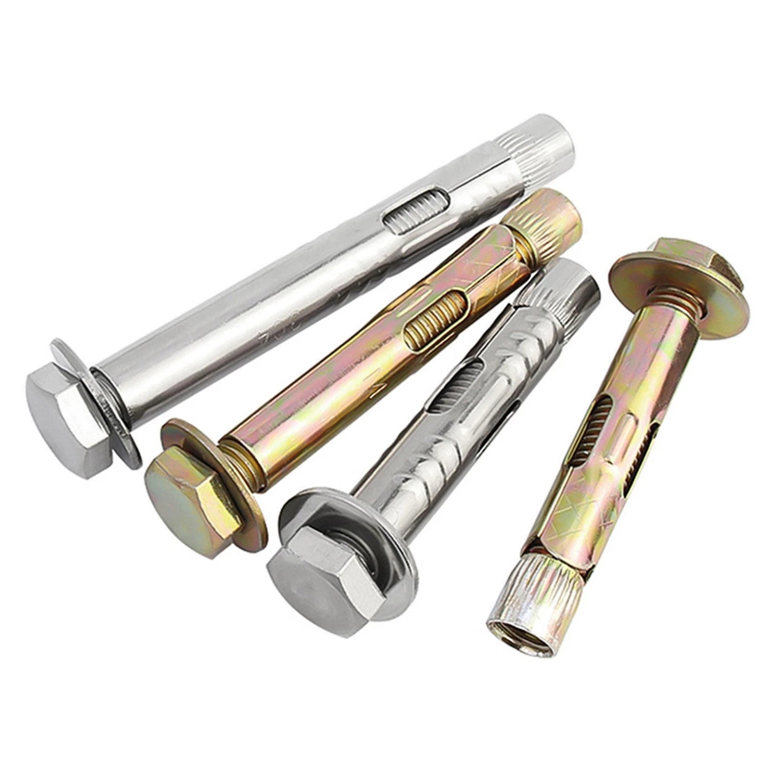Expansion Anchor Bolts for Masonry — M6 to M16, Stainless Steel & Zinc-Coated
