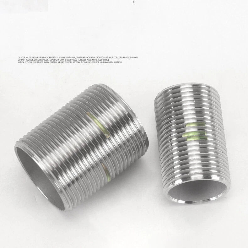 Male Thread Stud Rod A2 Stainless Steel Connector Pipe Fitting — 1/4" to 2"