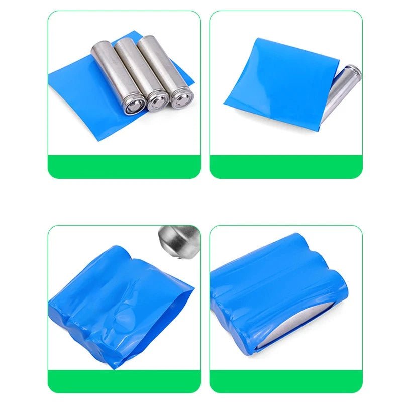 PVC Heat Shrink Tubing Blue Wrap Sleeve — Battery & Wire Insulation, 7mm to 300mm - HomeDIYer