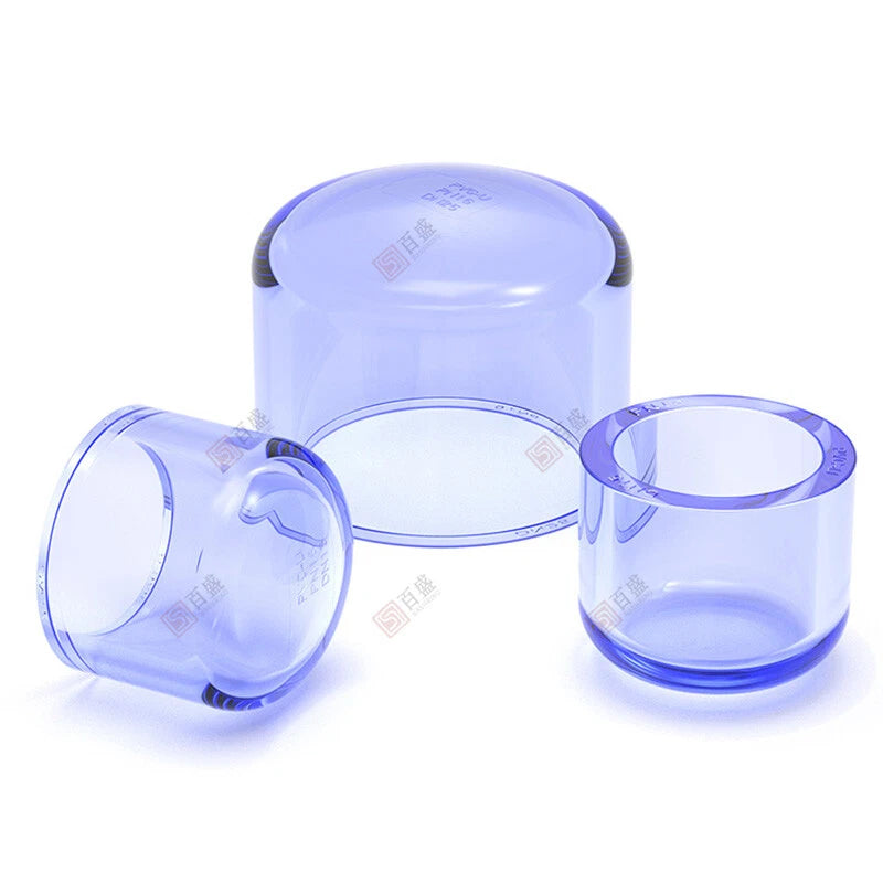 UPVC PVC Cap End Caps Plug Blanking I.D. 20mm-200mm Adhesive Drain Pipe Fittings