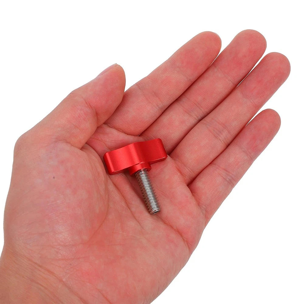 2pcs Thumb Screw Knobs M5 M6 M8 x 6mm-100mm T- Screws With Tee Wing Knob Head