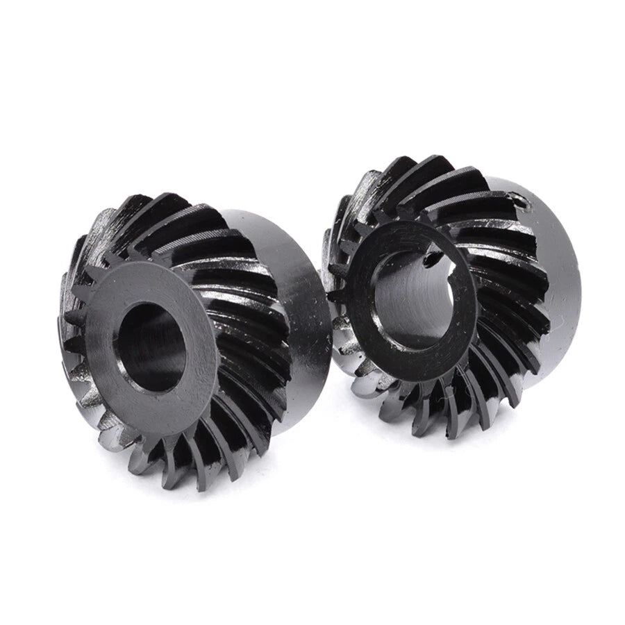 1:1 Sprial Bevel Gear 1/1.5/2/2.5/3 Mod Left-Right Spiral 45# Steel 20/25/30T