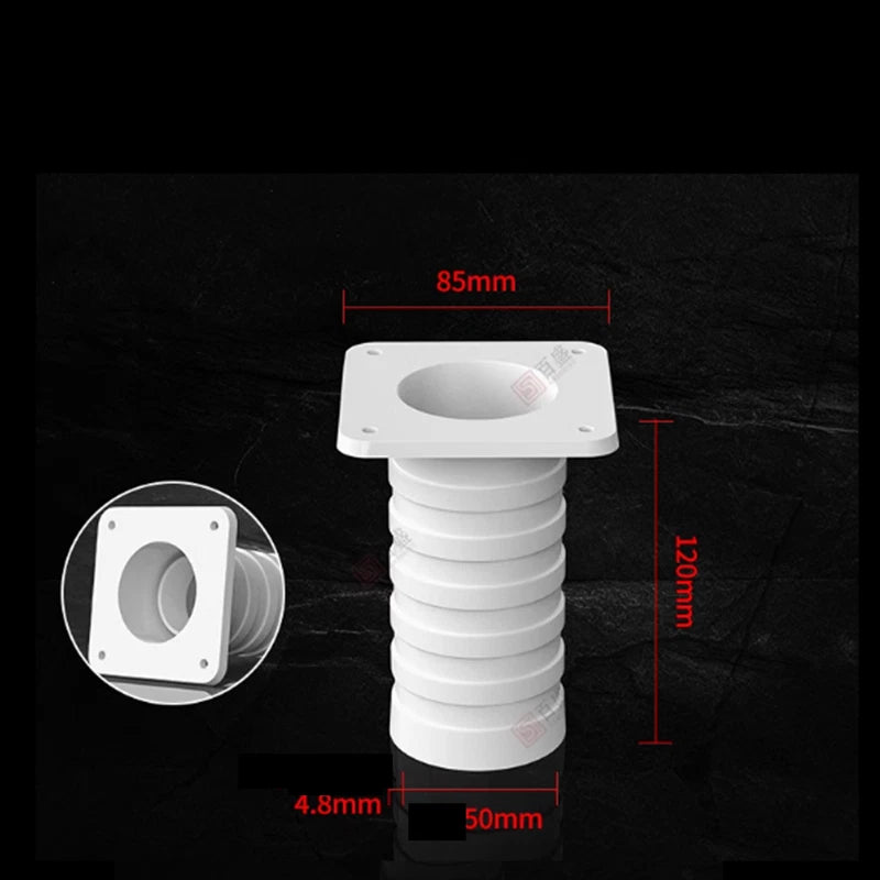 PVC Water Stop Joint Waterproof Sleeve Fittings Straight Drainage 50 75 110mm