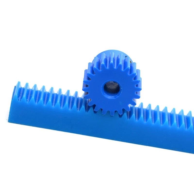 Blue Nylon Spur Gear 1 Mod 15-50 Teeth Motor Gears Pinion Gear with Set Screws