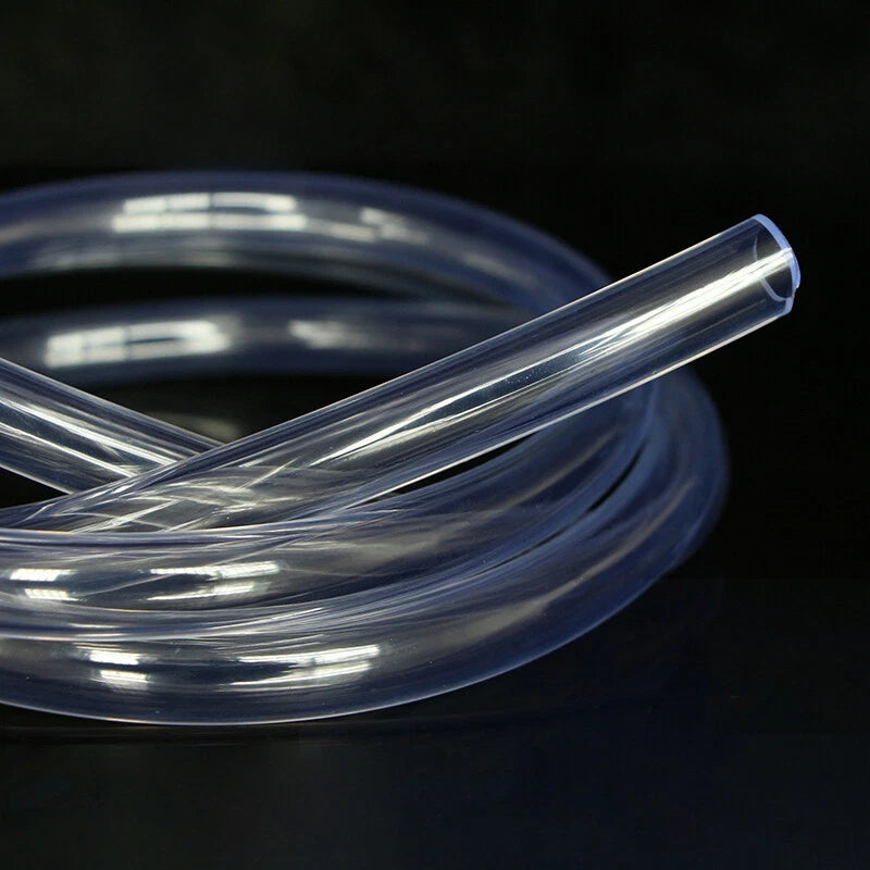 Clear PVC Flexible Tubing — Transparent Hose for Aquarium, Air, Water & Fuel Lines