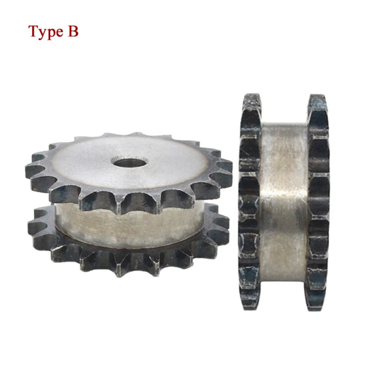 12A Sprocket Wheel 10~26T Roller Chain Sprockets Pitch 19.05mm 45#-A3# Steel
