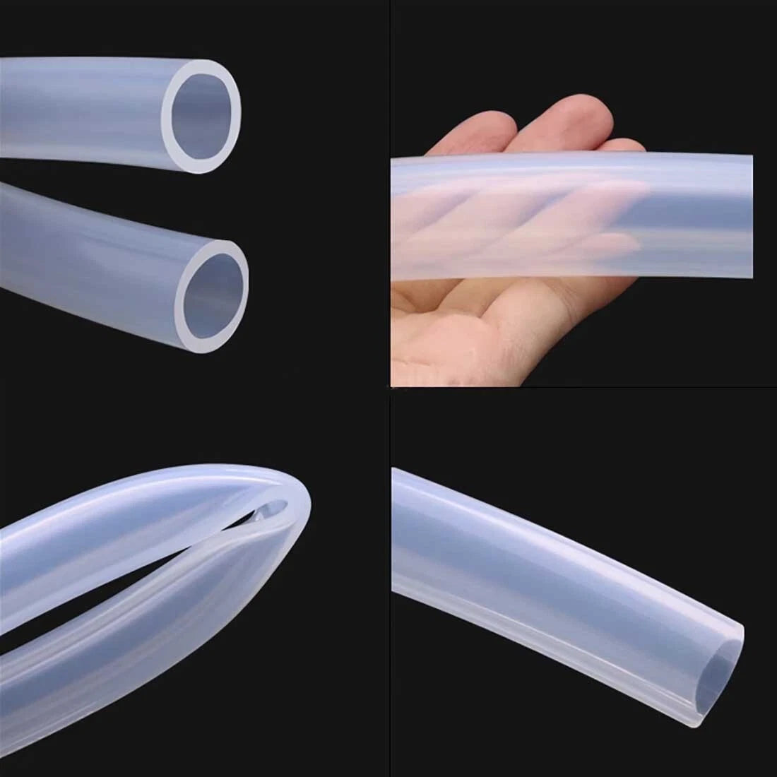 Clear Silicone Tube Hose Beer Vacuum Pipe Food Grade Soft Rubber Soft Flexible