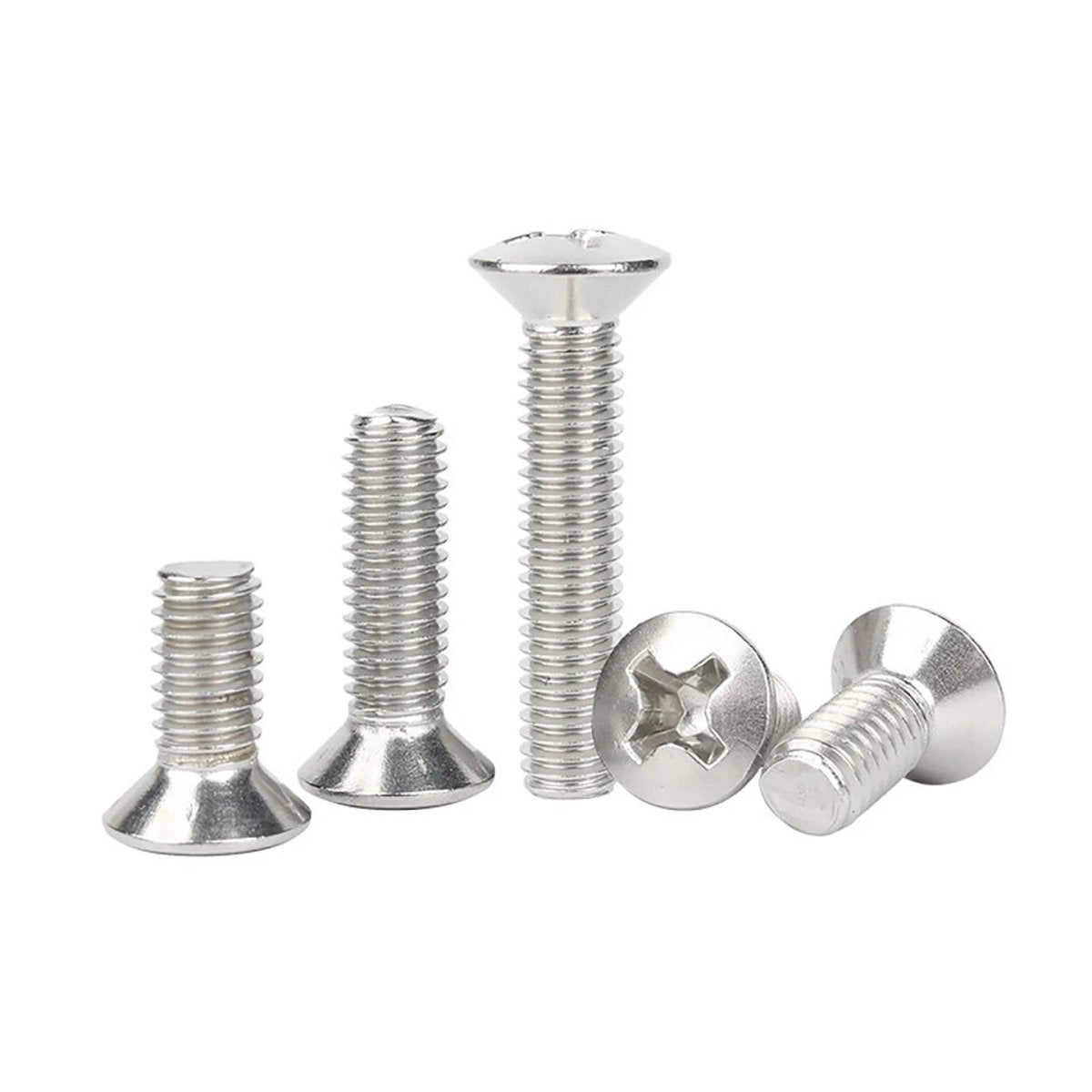 Phillips Oval Head Machine Screws Stainless Steel — M1.6 to M10, All Sizes - HomeDIYer
