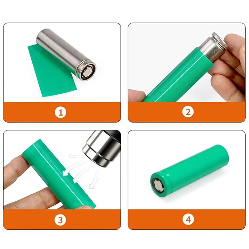 Green PVC Heat Shrink Tubing – Battery & Wire Insulation Sleeve (7mm–200mm)
