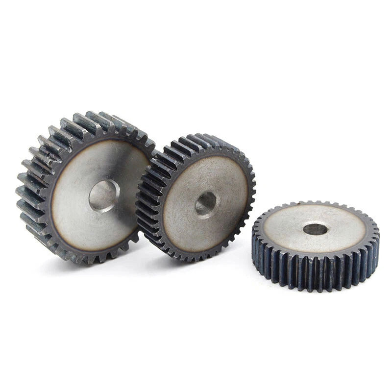 2.5/3/4/5M 45# Steel Spur Gear 10-70 Teeth 30-180mm OD Transmission Gear For CNC