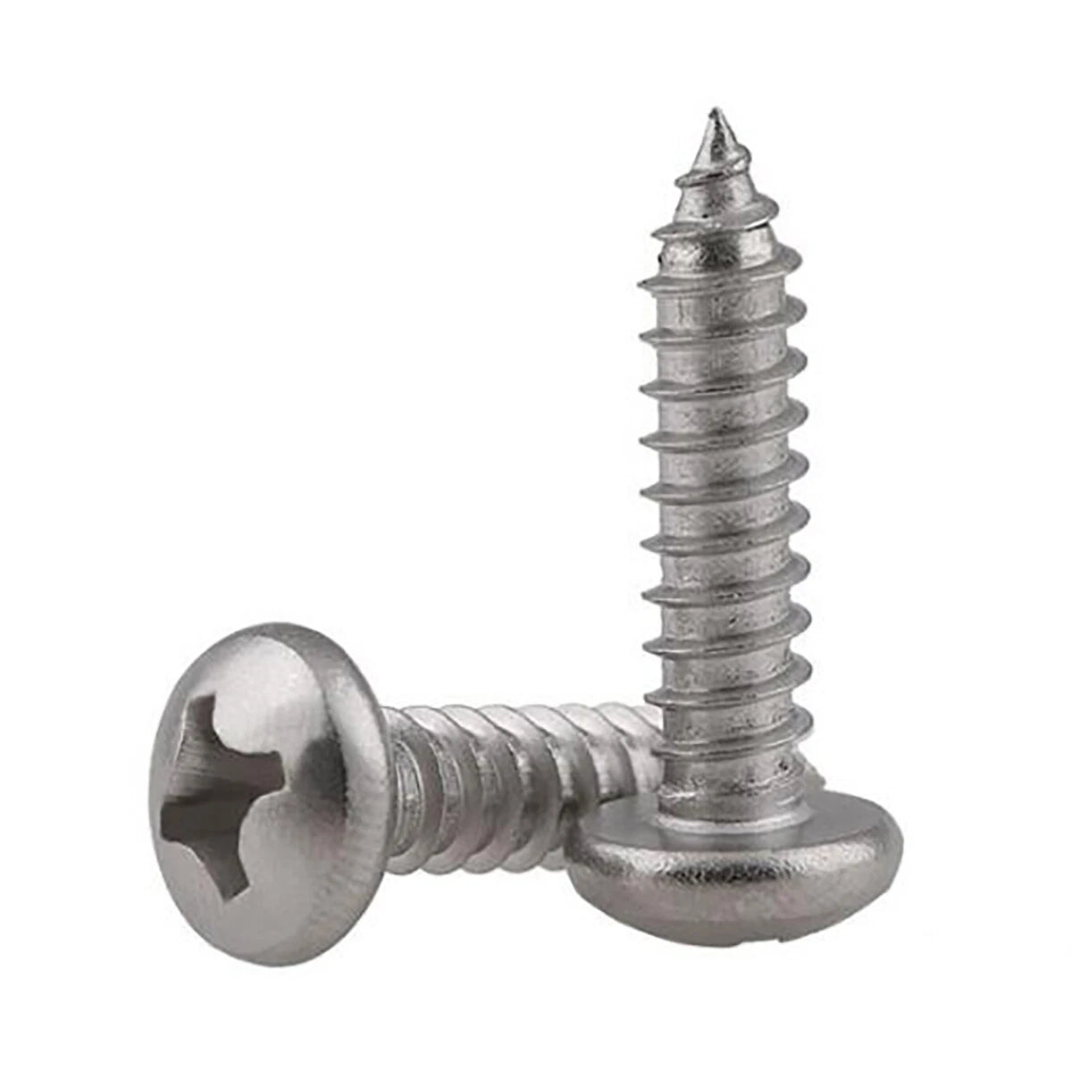 M1–M2.6 Phillips Pan Head Self Tapping Screws – 304 Stainless Steel
