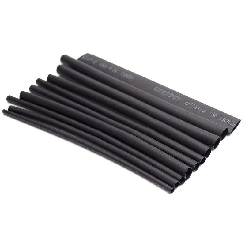 Black Heat Shrink Tubing 2:1 Ratio | 0.6mm–28mm | Electrical Cable Sleeving