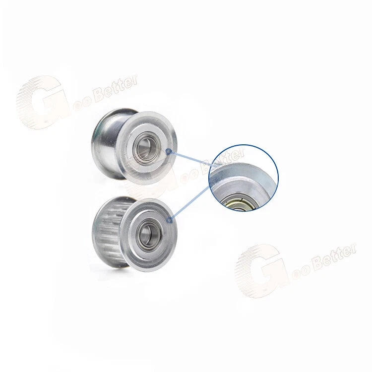 3M Smooth/Tooth Idler Drive Pulley 15T-60T Bore 3-17mm For 6/10mm Width Belt