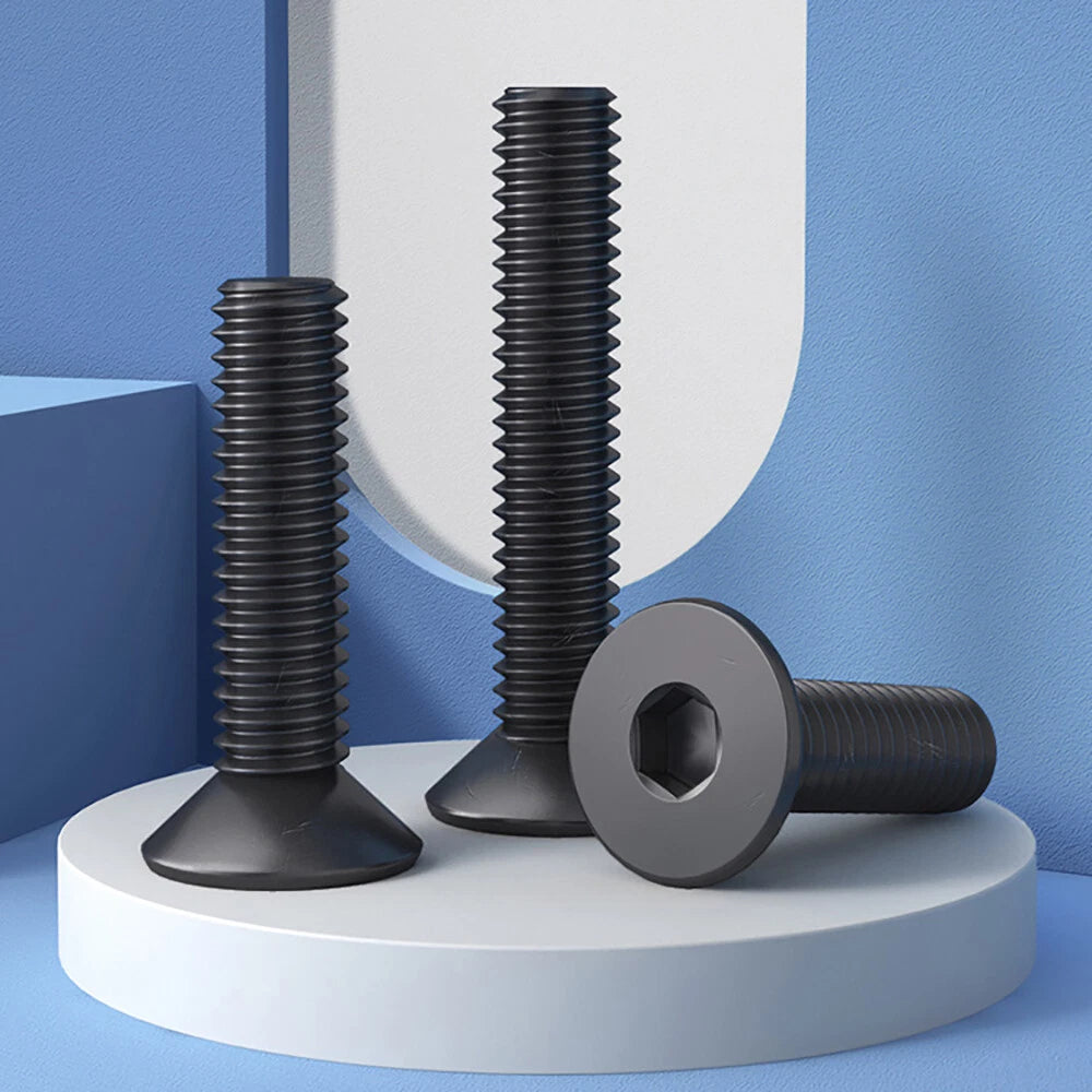M12 Countersunk Bolts Allen Key Socket Screws DIN7991 High Tensile Grade 12.9