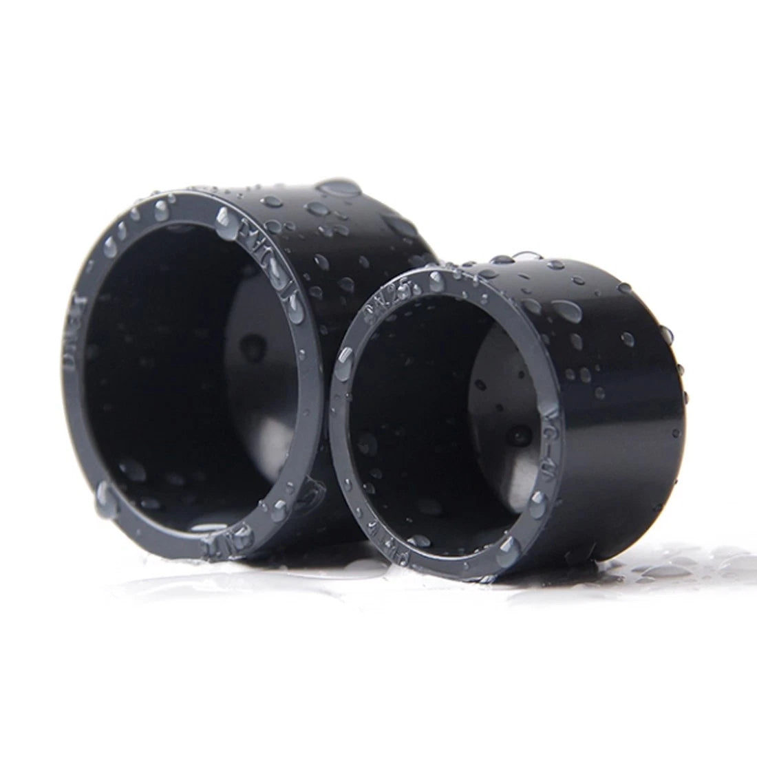 PVC Cap End Caps Plug Blanking 20~900mm Dark Grey Adhesive Drain Pipe Fittings