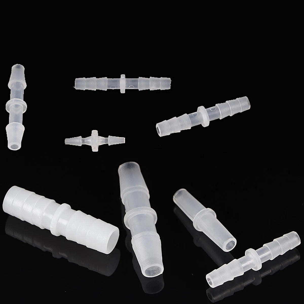 Straight 2-32mm Joiner Tubing Plastic Barbed Connector Pipe Hose Air Fuel Water