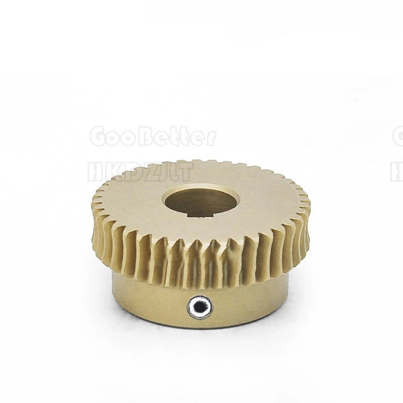 1 Module 45 Steel Worm Shaft & Brass Worm Gear Wheel 25 Tooth Transmission Gear