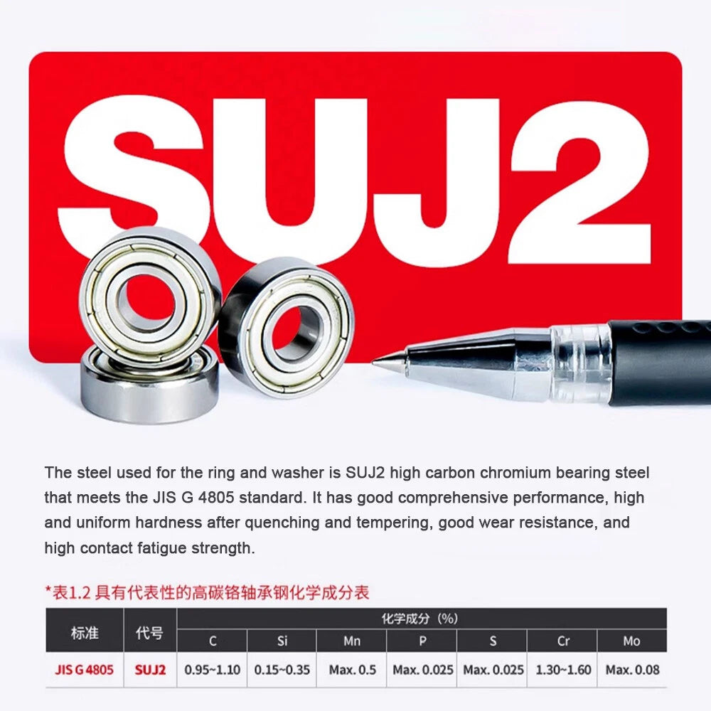 Miniature Deep Groove Ball Bearing Small Bearings R2/3/4/6/8/10/14/16/18/20-R188