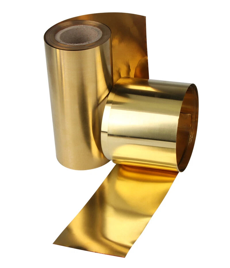 Brass Sheet Roll Metal Thin Foil Plate Pure Sheet Brass Coil Thicknes 0.02~0.5mm