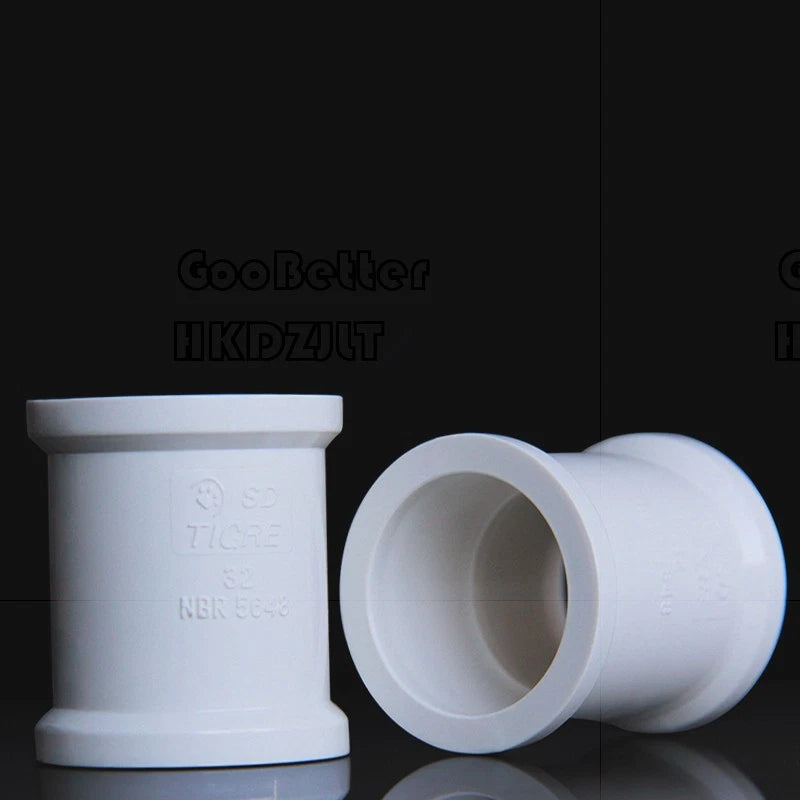 PVC Straight Pipe Coupling — Socket Fitting for Water Lines, 20mm / 25mm / 32mm