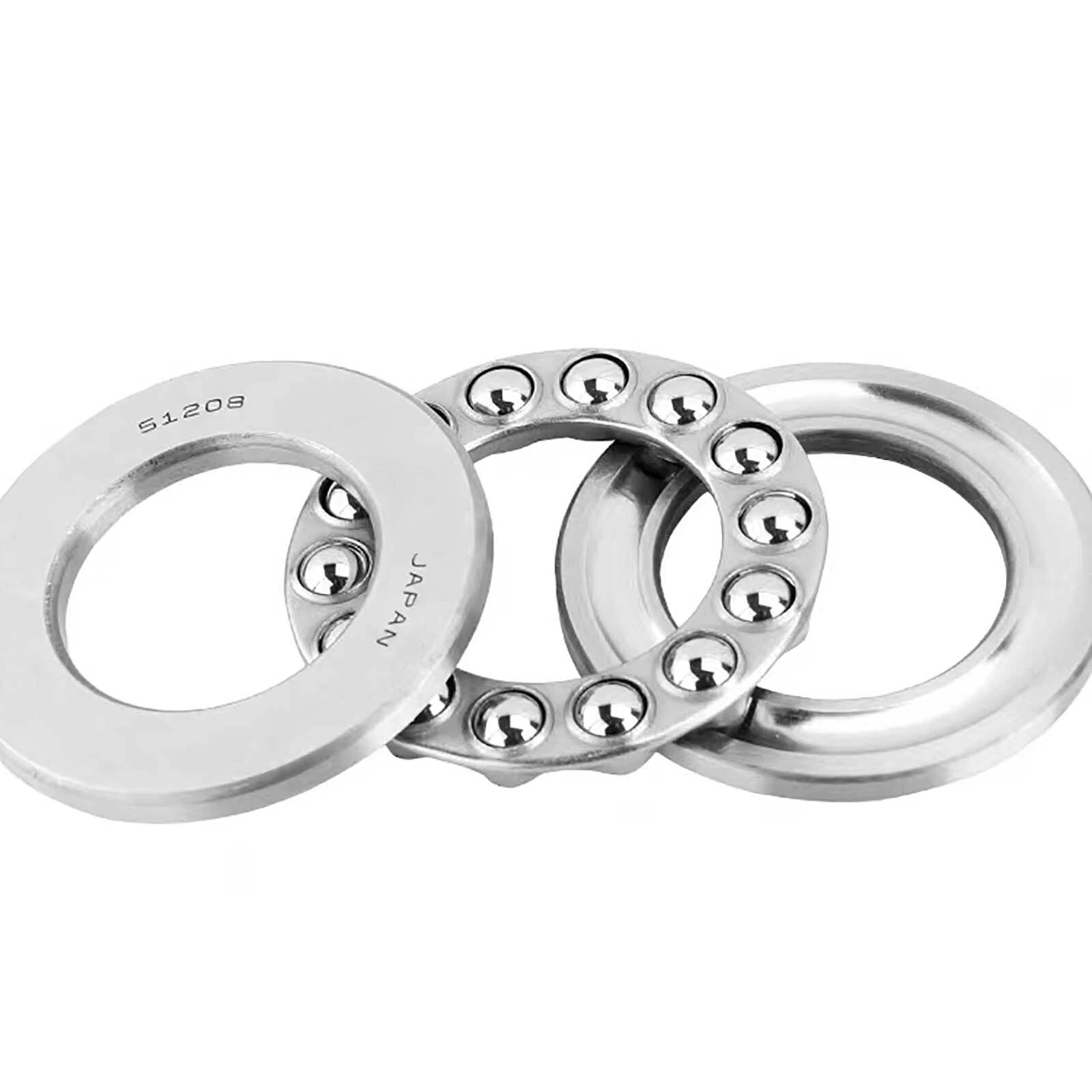 High Precision Axial Thrust Ball Bearings ID 3-110mm 3 Part Plane Bearing