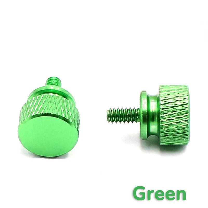 6 - 32 x 1/4" Aluminum Knurled Thumb Screws for PC Case & DIY Builds - HomeDIYer