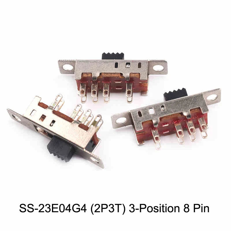Miniature Slide Switch — 2P2T / 2P3T, 2 & 3 Position, SS/SK Series (G1.5–G6)