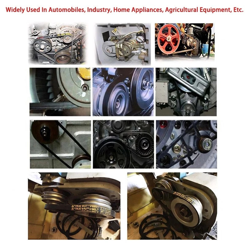 V-Belt A/B/C/D Section — Metric Sizes 500mm–5500mm | 13/17/22/32mm Width