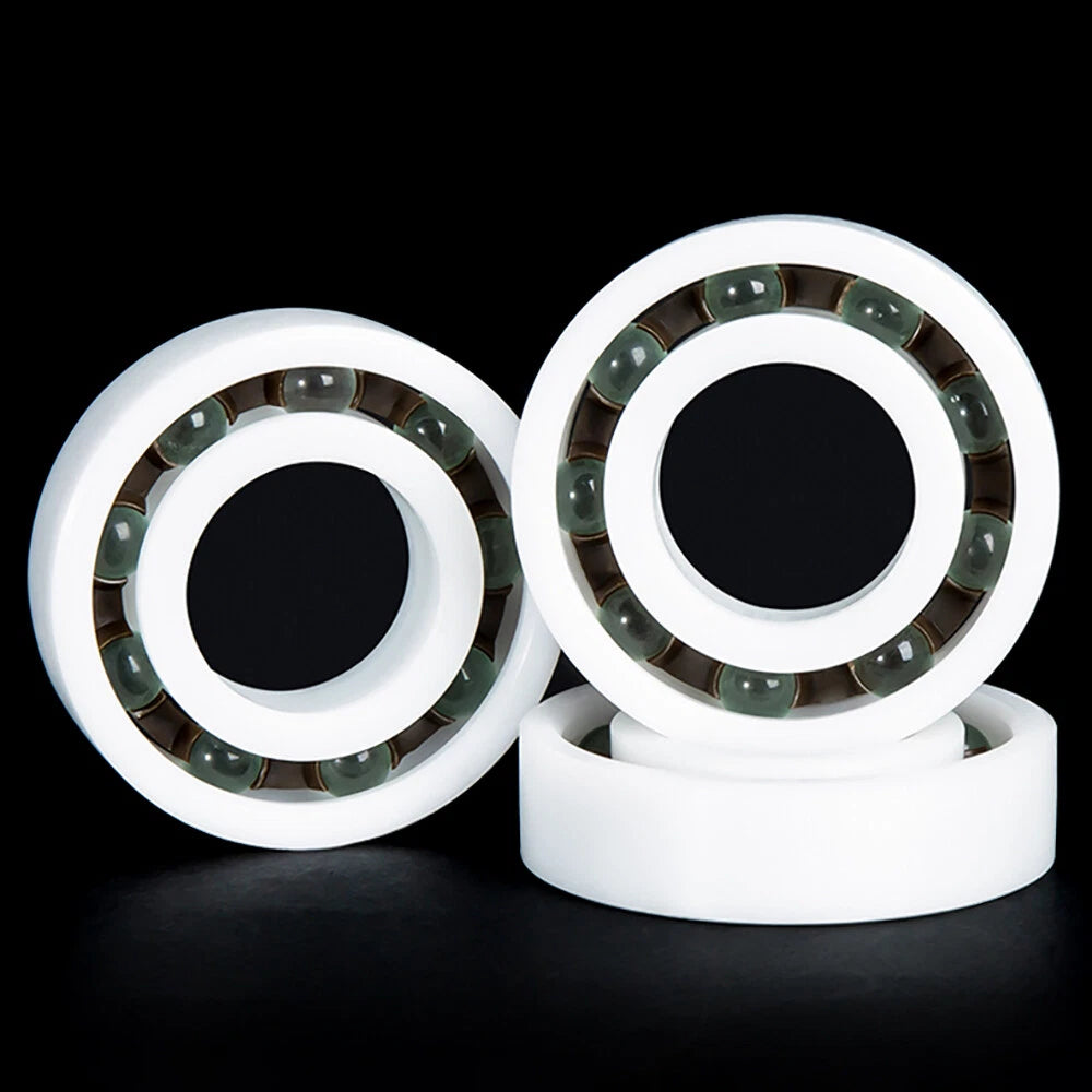 POM Plastic Bearing Glass Ball Miniature Deep Groove Ball Bearings Various Sizes