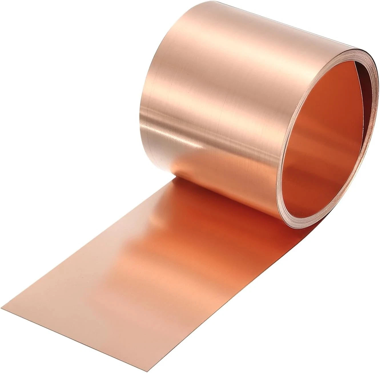 Pure Purple Copper Sheet Roll Strip Metal Foil Thick 01-1mm Width 50-400mm