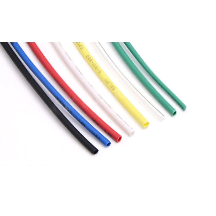 Heat Shrink Tubing 2:1 Ratio — φ11mm to φ45mm, 7 Colors, 1M & 5M