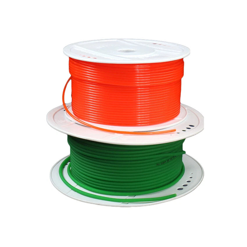 PU Round Drive Belt — Polyurethane Solid Round Belt 1.5mm–18mm, Green & Red